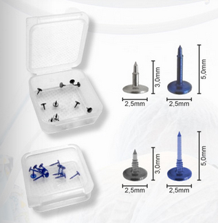 Augmentation titanium pins and pins for fixing