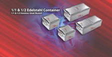 1/1 and 1/2 Stainless Steel Container