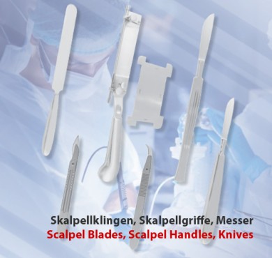 Scalpel Blades, Scalpel Handles, Knives
