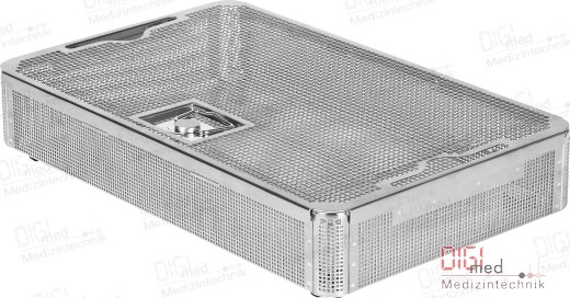 3/4 Tray Korb mit Deckel, perforiertes Standard Modell für Mittel Container