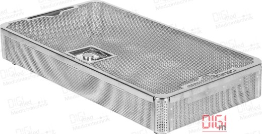 DIN Tray only Lid, perforated standard model for standard containers