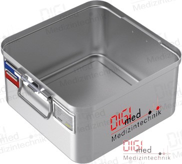 1/2 stainless steel container model, bottom unperforated