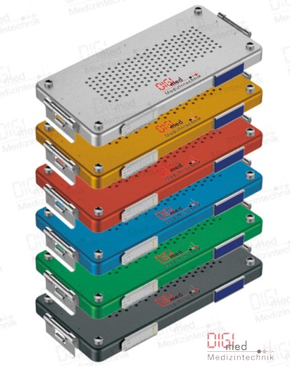 Mini Container Deckel gelocht, A Modell, 6 Farben