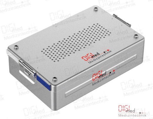 Dental Container A model 135, bottom perforated, lid perforated