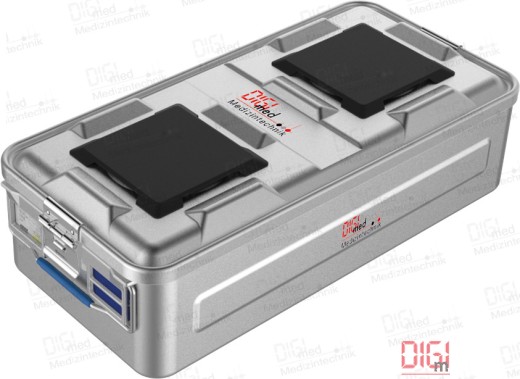 1/1 Container Bio-Barrier bottom and lid unperforated, cassette model 200