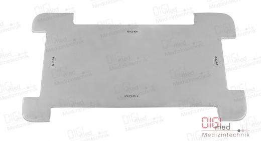 Skin straightening plate