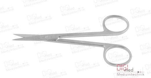 fine surgical scissors Iris, pointed, straight