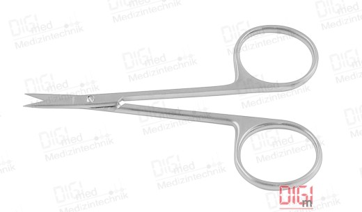 fine surgical scissors MOD. BONN, pointed, straight