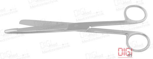 Gynecological scissors, bowel scissors 21.0 cm, 8¼