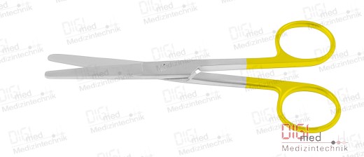 chirurgische Schere mit Hartmetallschneiden STANDARD, gerade, rund