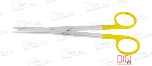 chirurgische Schere mit Hartmetallschneiden MAYO-STILLE, gerade, rund