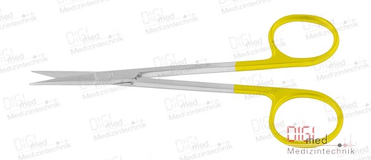 Scissors with carbide cutting edge IRIS, 11.5 cm, 4½