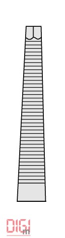 Chirurgische Pinzette ADLERKREUTZ 2x3, gerade