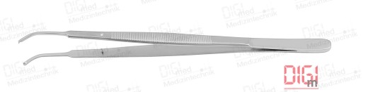 Surgical forceps GERALD 1x2, curved