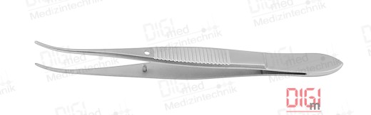 Micro-Forceps GRAEFE, slightly curved