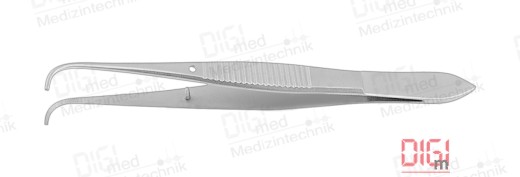 Micro-Forceps GRAEFE, strongly curved