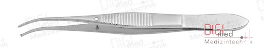 Micro-Forceps GRAEFE 1x2, slightly curved