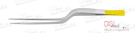 Forceps with tungsten carbide inserts CUSHING