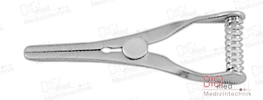 Bulldog clamp TITANIUM 3.5 cm, straight