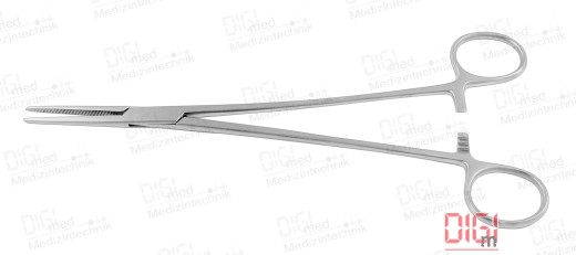 Artery clamp HEISS, slightly curved