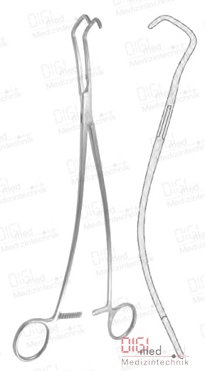 Gall Duct and Kidney Pedicle Clamps, Bronchus Forceps URO-TANGENTIAL