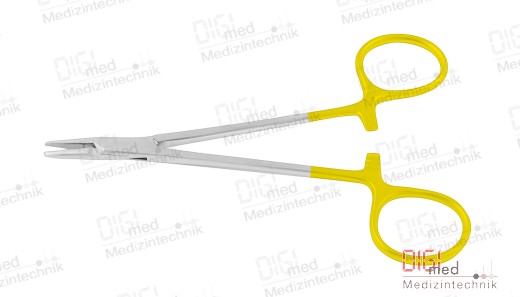 Needle holder with tungsten carbide inserts HALSEY