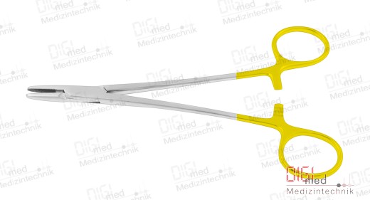 Needle holder with tungsten carbide inserts MAYO-HEGAR