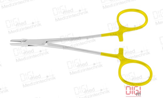 Needle holder with tungsten carbide inserts RYDER-VASCULAR