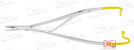 Needle holder with tungsten carbide inserts MATHIEU