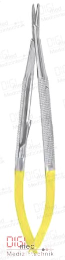 Needle holder with carbide inserts BARRAQUER 14.5 cm, straight