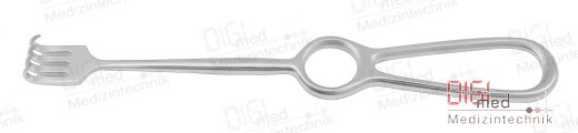 Wundhaken VOLKMANN 21,5 cm, scharf