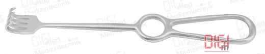 Retractor KOCHER 22,0 cm, semi-sharp