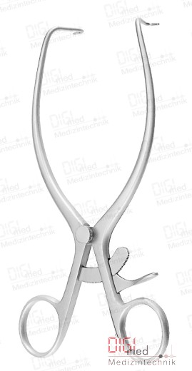 Retractor JACKSON BURROWS blunt, 17.5 cm