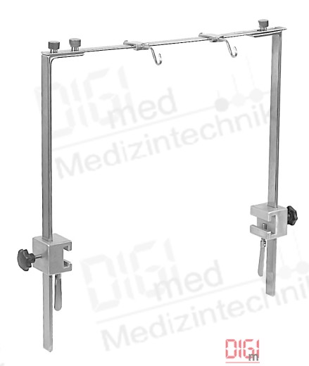 Abdominal wall holder ROCHARD mounting frame, on both sides