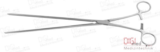 Intestinal and stomach clamping SCUDDER Atrauma forceps curved