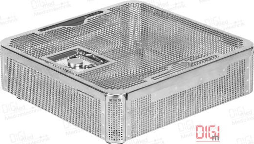 1/2 Tray only basket, perforated standard model for half containers