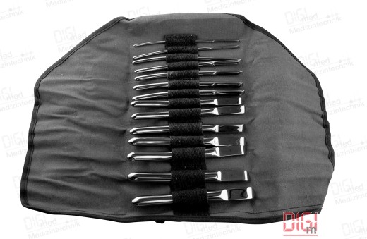 Uterine dilator HEGAR set of 8 dilators