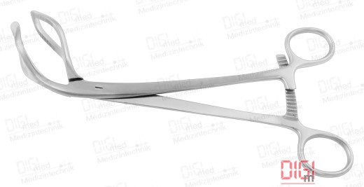 Uterine grasping forceps SOMER 23,0 cm