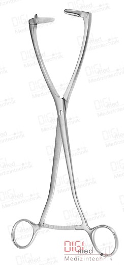 Uterine grasping forceps COLLIN 25,0 cm