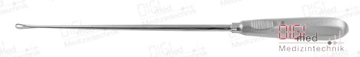 Uterine curette RECAMIER 31,0 cm sharp, rigid