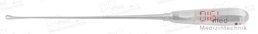 Uterine curette RECAMIER 31,0 cm sharp, malleable