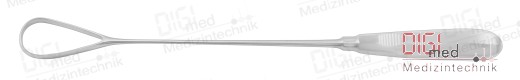 Uterine curette BUMM 31,0 cm sharp, malleable