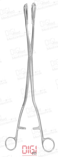 Placenta and abortion forceps BIERER 33,0 cm