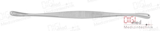 Komedonenquetscher UNNA 14,0 cm, oval