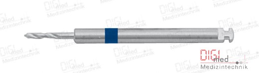 Twist drill with dental connection, Ø0,8 x 50mm