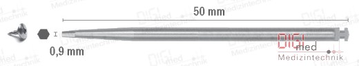 HEX-HEAD Pin-Driver with dental fitting