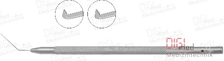 Lasik endothelial scraper, beveled tip