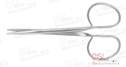 Strabismus Scissors, ribbon type, blunt tips