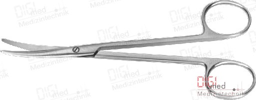 Dissecting Scissors METZENBAUM, blunt, 14.5cm