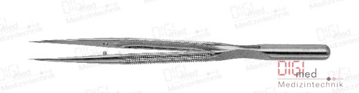 Micro Forcep, 15 cm long, round handle